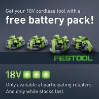  Festool FREE Battery Promotion